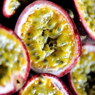 Sliced Passion Fruit for Apple Passion Cider at Goanna Brewing