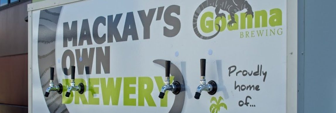 Mackay’s own Brewery Beer trailer with Kegerator at Goanna Brewing